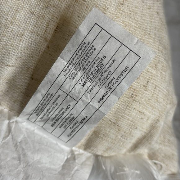 Sheffield Home Textured Cream cottagecore bumble bee mushrooms flowers pillow - Picture 8 of 12